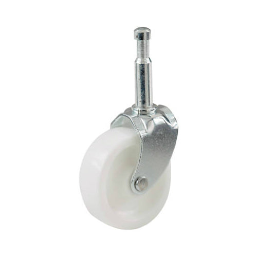 Shepherd Hardware 19053 White Wheel Stem Caster, 1-1/4", 2-Pack