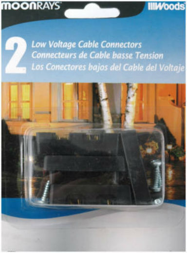 Moonrays® 11604 Low Voltage Cable Connector, 2 Pack