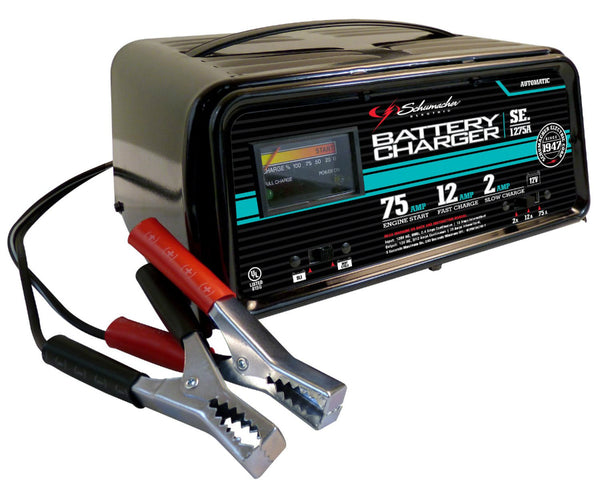 Schumacher® SE-1275A Fully Automatic Starter/Charger with 2 LEDs, 2/12/75A, 12V