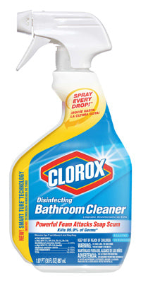 Clorox® 08033 Disinfecting Bathroom Cleaner Spray, 30 Oz