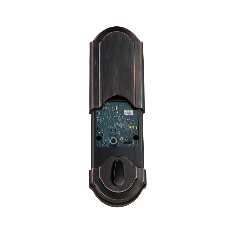 Kwikset® 909-11P-SMT-CP SmartCode™ Electronic Deadbolt, Venetian Bronze