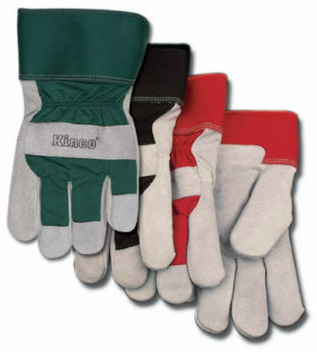 Kinco 1932-XL Men's Lined Suede Cowhide Leather Palm Glove, Extra Large, Assorted