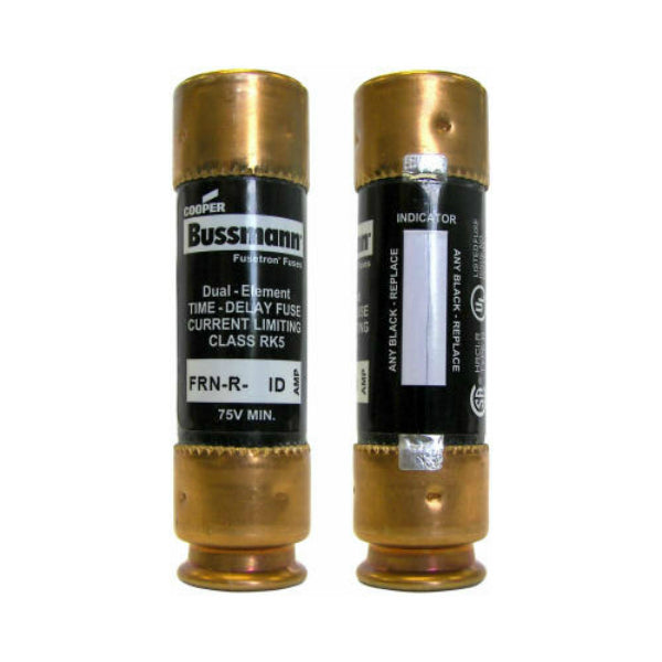 Cooper Bussmann BP/FRN-R-40ID Fusetron Dual Element Indicating Fuse, 40A, 2-Pack