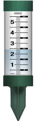 Springfield 91755 Magnifying Rain Gauge, 11.5'H x 3"W, Green
