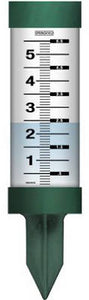 Springfield 91755 Magnifying Rain Gauge, 11.5'H x 3"W, Green