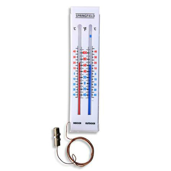 Springfield 90114 Indoor/Outdoor Wall Thermometer, 8.75"