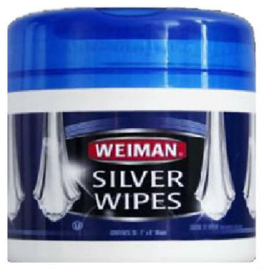 Weiman 48 Silver Wipes for Cleaning & Polishing Silver, 20-Count
