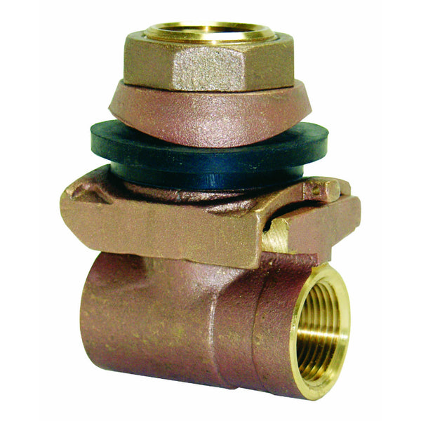 Water Source™ PA125NL Solid-Brass Pitless Adapter, No Lead, 1-1/4" FNPT x 1-1/4"