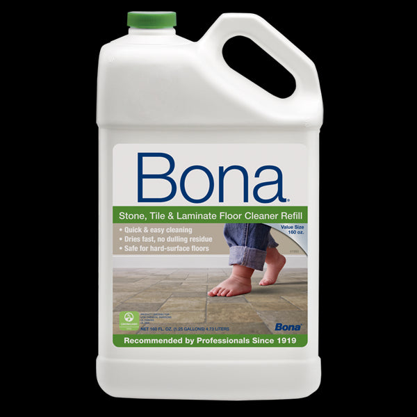Bona® WM700056002 Stone/Tile & Laminate Floor Cleaner Refill, 160 Oz