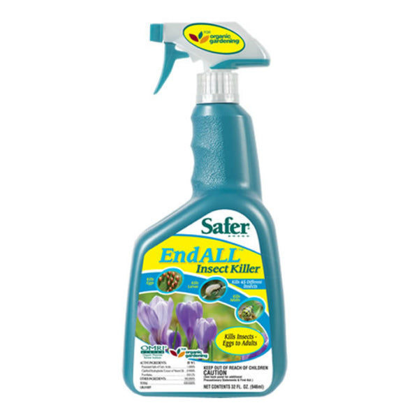 Safer 5102 End ALL Insect Killer with Neem Oil, RTU, 32 Oz