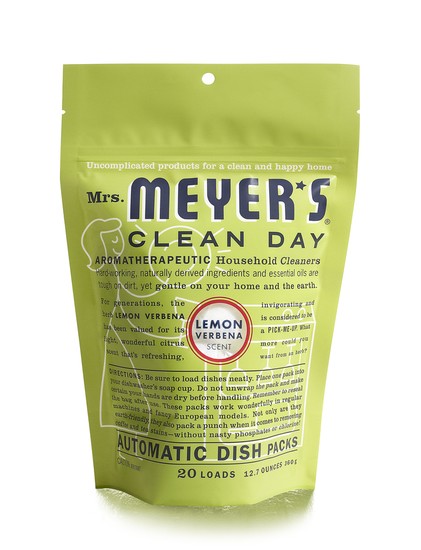 Mrs. Meyer's 14264 Lemon Verbena Automatic Dishwashing Pack, 12.7 Oz, 20-Count