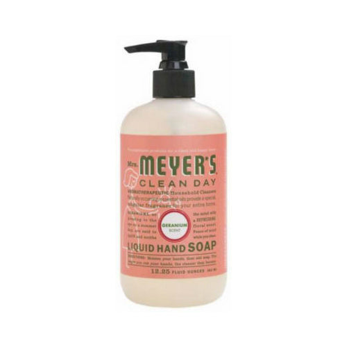 Mrs. Meyer's Clean Day 13104 Liquid Hand Soap, 12.5 Oz, Geranium Scent