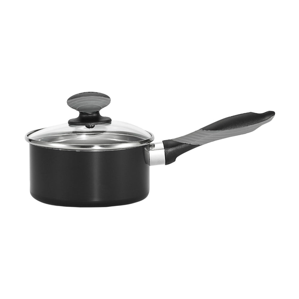 Mirro® A7972184 Get-A-Grip Aluminum Nonstick Sauce Pan with Glass Lid, 1 Qt