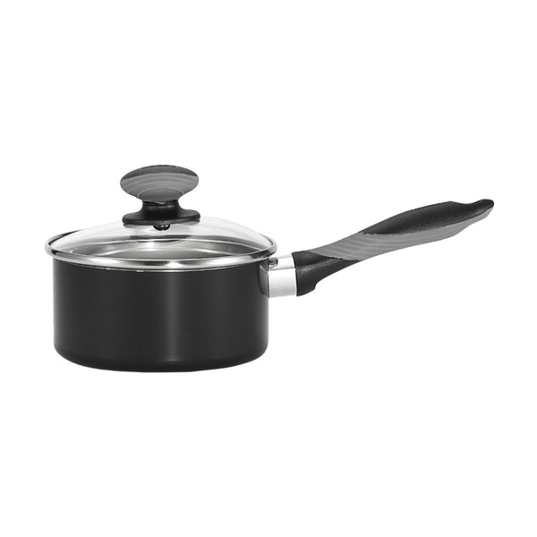 Mirro® A7972184 Get-A-Grip Aluminum Nonstick Sauce Pan with Glass Lid, 1 Qt