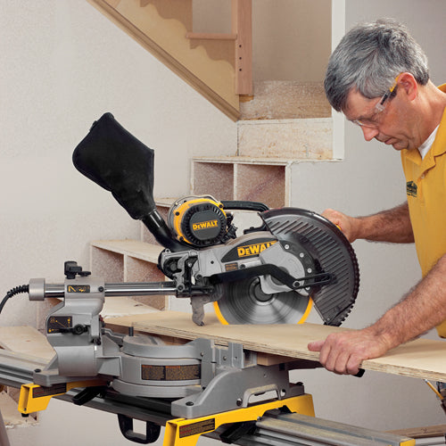 DeWalt® DW717 Double Bevel Sliding Compound Miter Saw, 10", 4000 RPM, 15A