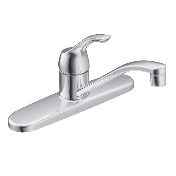Moen CA87526 Adler™ Single-Handle Low Arc Kitchen Faucet, Chrome