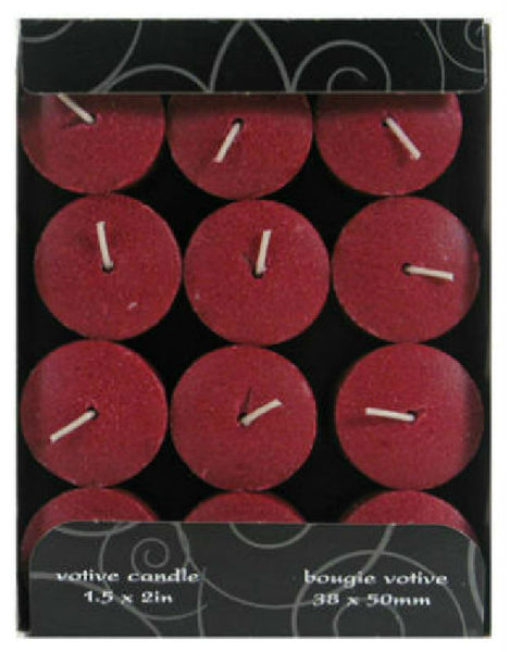 Candle Lite® 1276565 Classics Juicy Black Cherries Votive Candle, 1.5" x 2"
