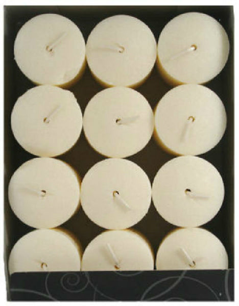 Candle Lite® 1276570 Everyday Creamy Vanilla Swirl Votive Candle, 1.5" x 2"