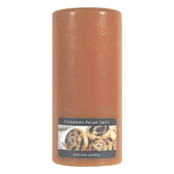 Candle Lite® 2846549 Cinnamon Pecan Swirl Pillar Candle, Scented