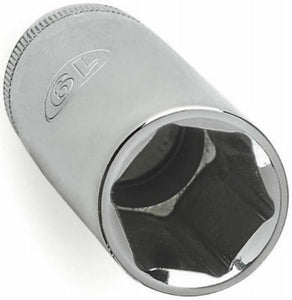 Master Mechanic 120281 6-Point Deep Metric Socket, 1/2 Drive, 13 MM