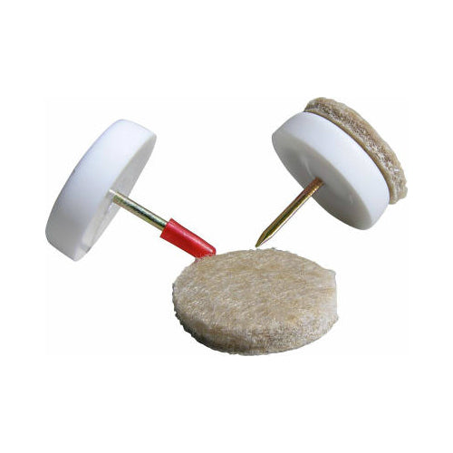 Shepherd Hardware 9955 Heavy Duty Round Felt Gard Glide, 1-1/8", 8-Pack