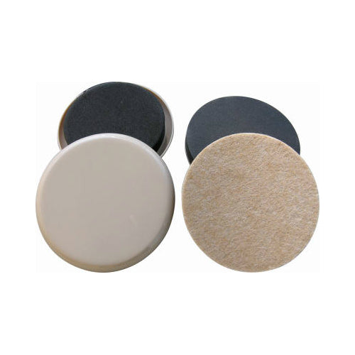 Shepherd Hardware 3960 Felt/Foam Round Movers Pads, 3.5", 8-Pack