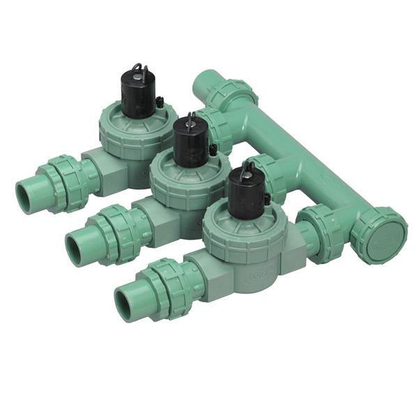 Orbit 57253 Heavy Duty 3-Valve Pre-Assembled Manifold w/Easy Wire
