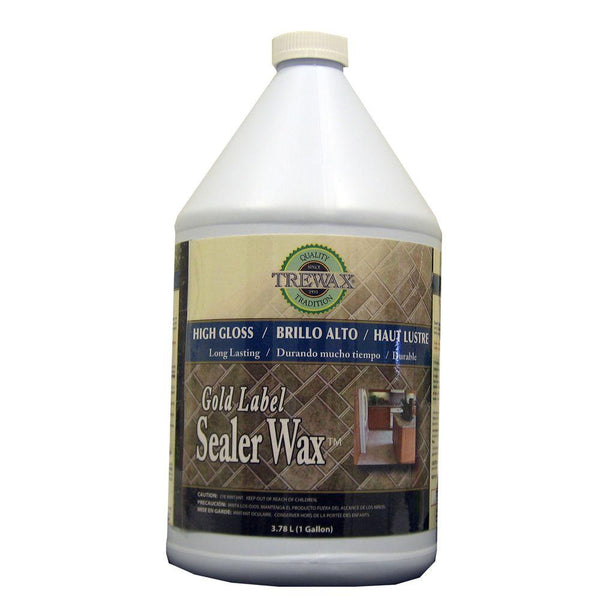 Trewax® 887171967 Gold Label Sealer Wax, Gloss, 1-Gallon
