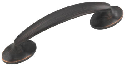 Hickory Hardware P3448-VB Luna Cabinet Pull, 3", Vintage Bronze