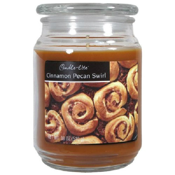 Candle Lite® 3297549 Everyday Cinnamon Pecan Swirl Wax Candle, 18 Oz