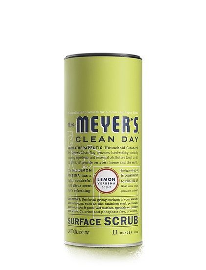 Mrs. Meyer's Clean Day 14236 Lemon Verbena Surface Scrub, 11 Oz