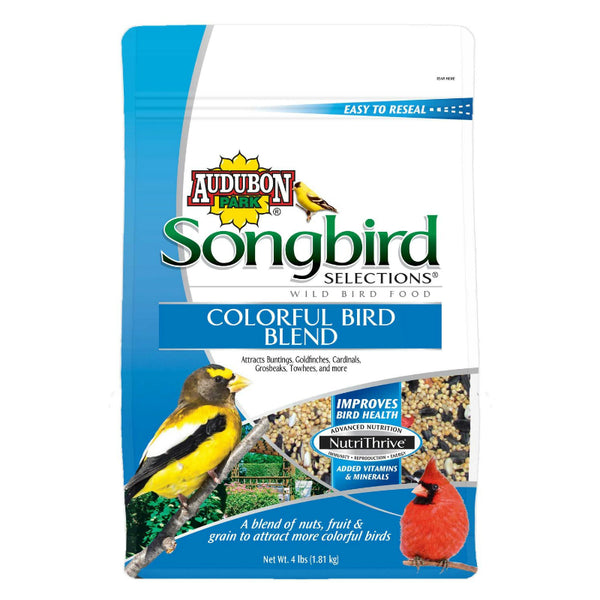 Audubon Park® 11972 Songbird Selections Colorful Bird Blend Wild Bird Food, 4 Lb