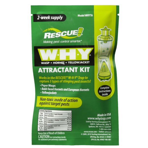 Rescue!® WHYTA-DB12 W·H·Y Trap Attractant for Wasps/Hornets/Yellowjackets