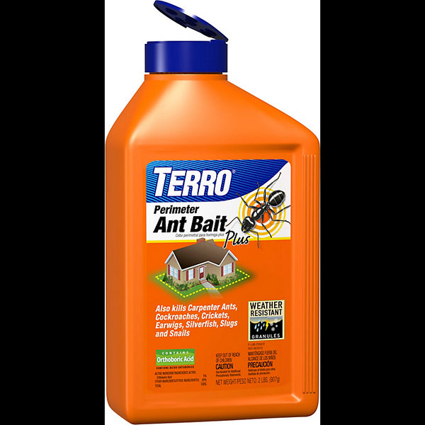 Terro® T2600 Perimeter Ant Bait Plus Weather-resistant Granules, 2 Lbs