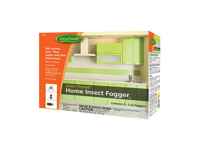 Green Thumb 122378 Home Insect Indoor Fogger, 2 Oz, 3-Pack