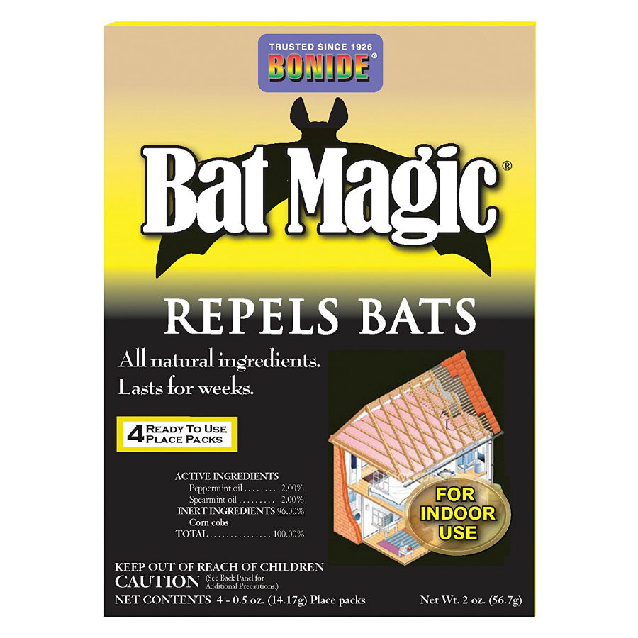 Bonide 876 Bat Magic Bat Repellent, 4-Pack