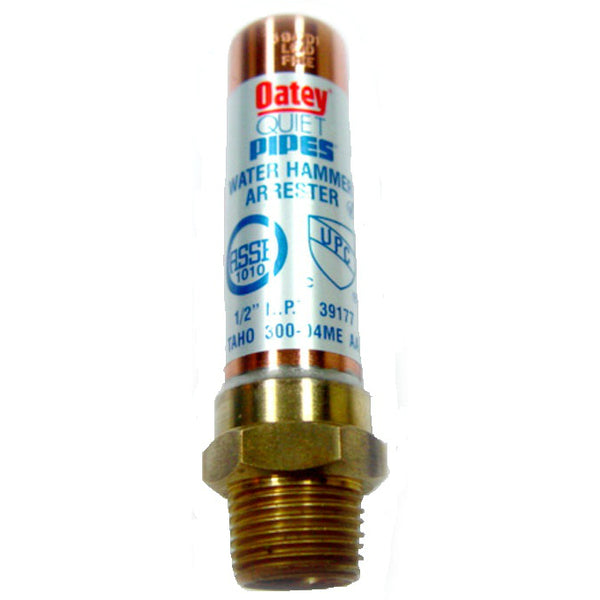 Oatey® 39177 Quiet Pipes Male Iron Pipe Shock Absorber, 1/2"