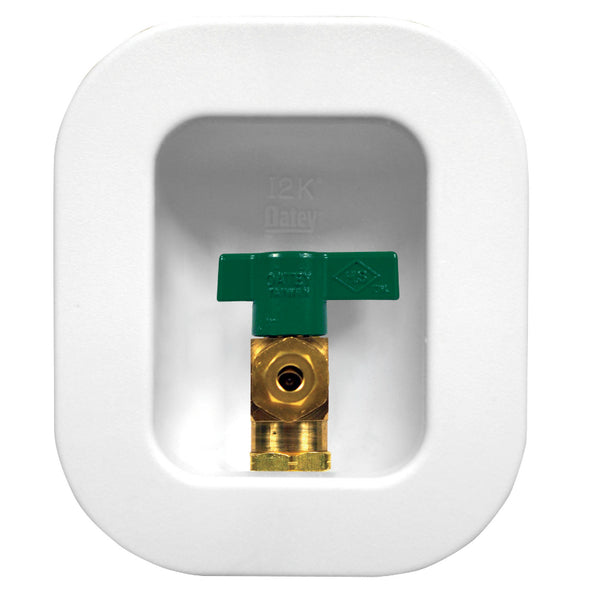 Oatey® 39130 I2K Low Lead Icemaker Outlet Box, 1/4 Turn