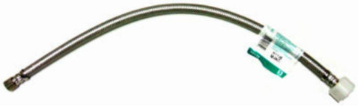 Fluidmaster B1T16 Toilet Connector, 16", Braided Stainless Steel