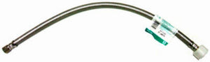 Fluidmaster B1T20 Toilet Connector, 20", Braided Stainless Steel