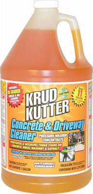 Krud Kutter DG01/4 Concrete & Driveway Cleaner, 1 Gallon