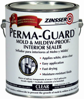 Zinsser 2681 Perma-Guard Mold & Mildew Proof Interior Sealer, 1-Gallon