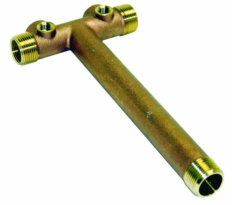 Water Source™ TC13NL Dual Threaded Brass Tank Tee, No Lead, 13"