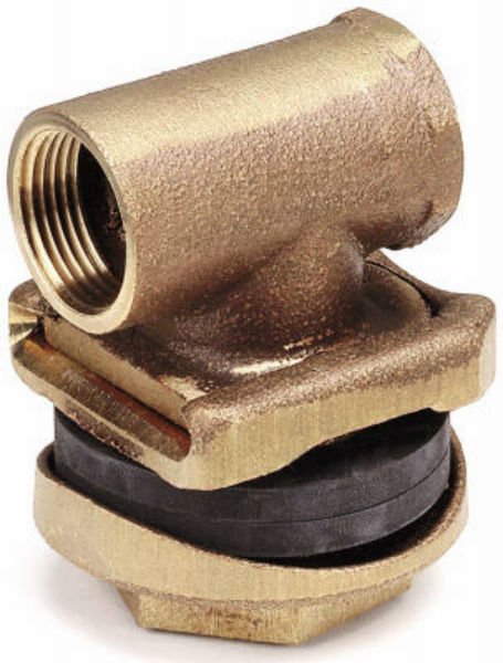 Parts 2O™ A10148LF-P2 Lead-Free Brass Pitless Adapter, 1"