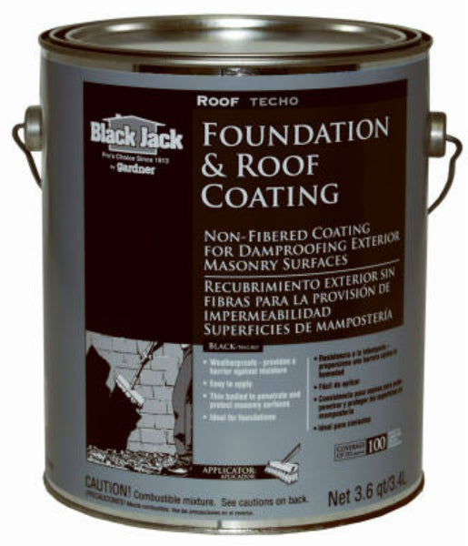 Black Jack® 6025-9-34 Foundation & Roof Non-Fibered Coating, 3.6 Qt