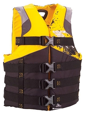Stearns Men's Infinity Antimicrobial Life Jacket, L-XL, Yellow
