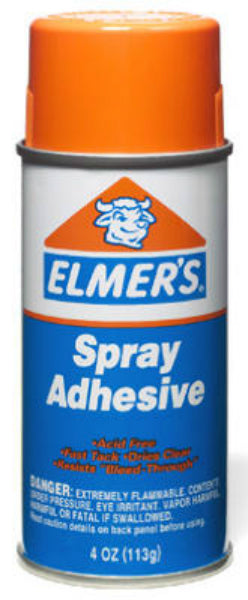Elmer's E452 Multi-Purpose Spray Adhesive, 4 Oz, Acid-Free