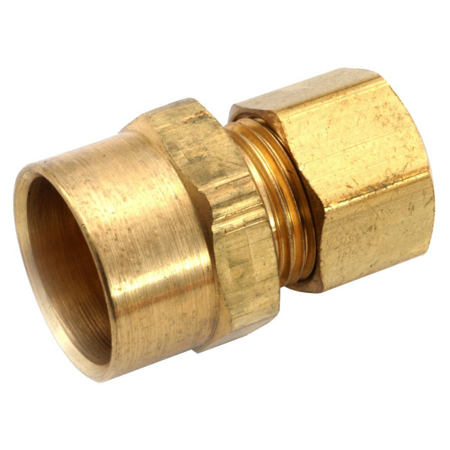 Anderson Metals 750086-0610 Lead Free Adapter, 3/8" CMP x 5/8"