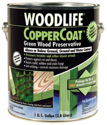 Wolman Woodlife Multi-Purpose Coppercoat Green Wood Preservative, 1 Qt