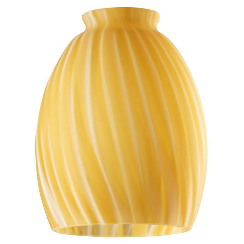 Westinghouse 81427 Handblown Spice Swirl Glass Shade, 2-1/4" Fitter